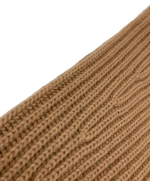 Ferragamo（フェラガモ）Ferragamo (フェラガモ) カラーブロック クロップド ニットパーカー ブラウン サイズ:Sの古着・服飾アイテム