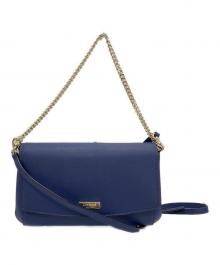 Kate Spade（ケイトスペード）の古着「2WAYチェーンショルダーバッグ」｜ネイビー