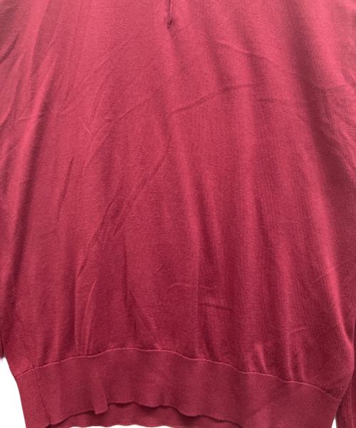 JOHN SMEDLEY（ジョンスメドレー）JOHN SMEDLEY (ジョンスメドレー) シーアイランドコットン ニットポロ ワインレッド サイズ:sの古着・服飾アイテム