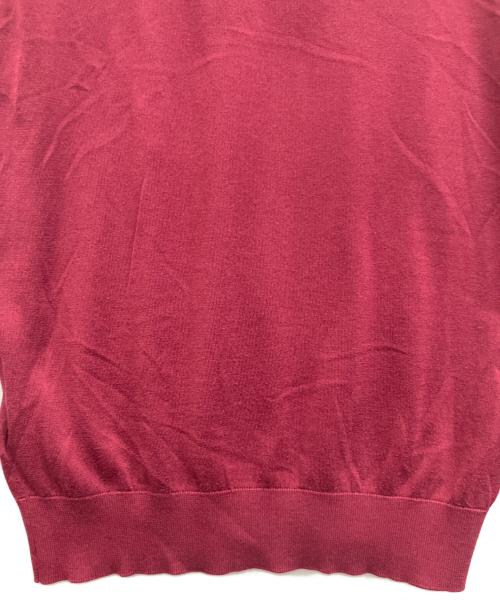 JOHN SMEDLEY（ジョンスメドレー）JOHN SMEDLEY (ジョンスメドレー) シーアイランドコットン ニットポロ ワインレッド サイズ:sの古着・服飾アイテム