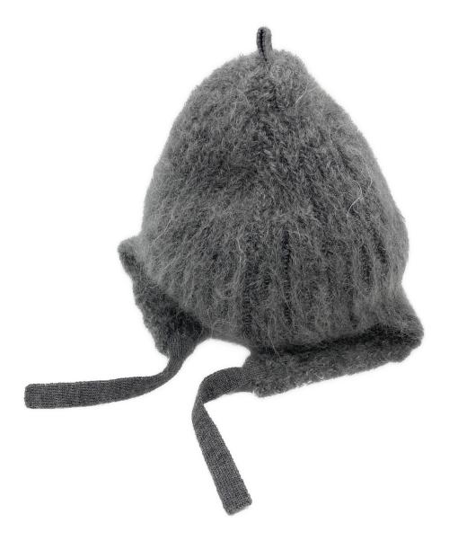 JUN MIKAMI（ジュン ミカミ）JUN MIKAMI (ジュン ミカミ) モヘヤMIXビーニー グレーの古着・服飾アイテム