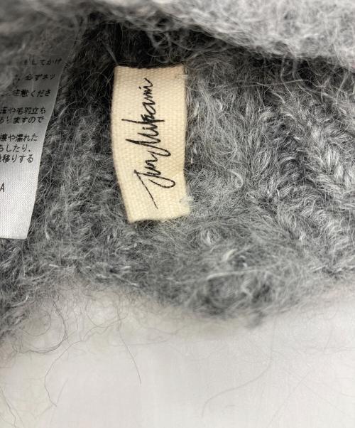 JUN MIKAMI（ジュン ミカミ）JUN MIKAMI (ジュン ミカミ) モヘヤMIXビーニー グレーの古着・服飾アイテム