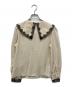 Her lip to (ハーリップトゥ) Lace Trimmed Ribbon Collar Blouse ベージュ サイズ:M：5000円