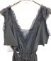 中古・古着 HER LIP TO (ハーリップトゥ) Maison Lace-Trimmed Playsuit ブラック サイズ:M 未使用品：5000円