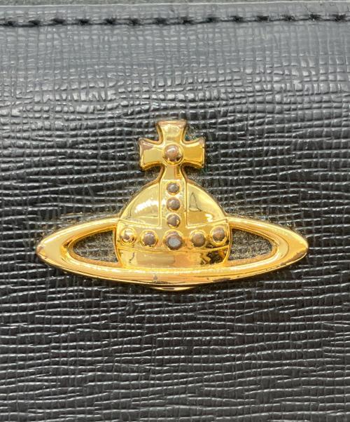 Vivienne Westwood（ヴィヴィアンウエストウッド）Vivienne Westwood (ヴィヴィアンウエストウッド) ラウンドファスナー財布 ブラックの古着・服飾アイテム