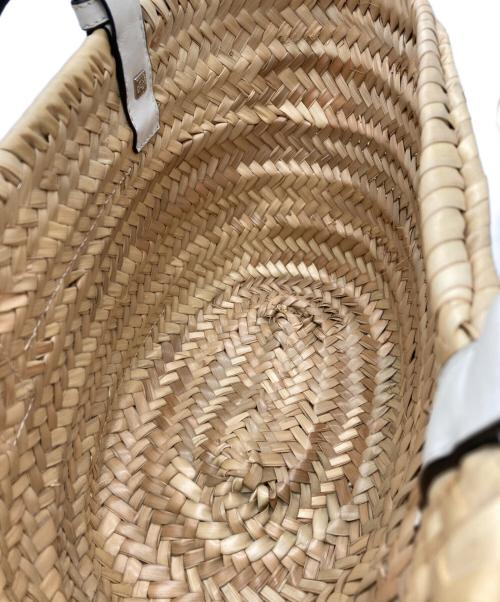 LOEWE（ロエベ）LOEWE (ロエベ) バスケットバッグ スモール ホワイトの古着・服飾アイテム