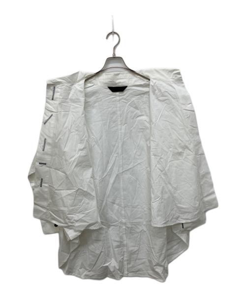 MOYURU（モユル）MOYURU (モユル) Strings Shirt ホワイト サイズ:Lの古着・服飾アイテム