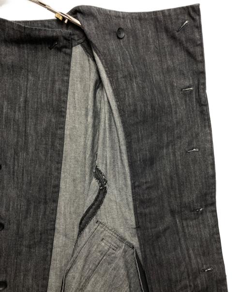 MOYURU（モユル）MOYURU (モユル) デニムビッグコート ネイビー サイズ:Mの古着・服飾アイテム