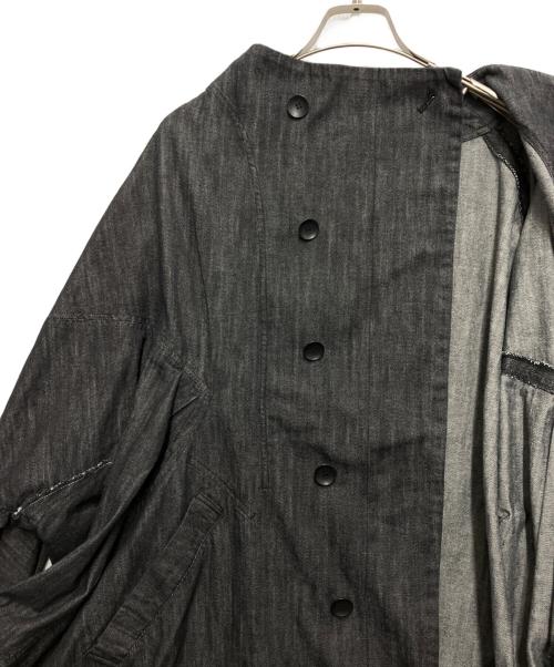 MOYURU（モユル）MOYURU (モユル) デニムビッグコート ネイビー サイズ:Mの古着・服飾アイテム