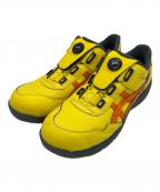 asicsアシックス）の古着「安全靴」｜イエロー