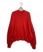 journal standard luxeジャーナルスタンダード ラックス）の古着「COTTON テンジククルーネックプルオーバー」｜オレンジ