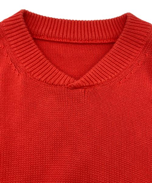 journal standard luxe（ジャーナルスタンダード ラックス）JOURNAL STANDARD LUXE (ジャーナルスタンダード ラックス) COTTON テンジククルーネックプルオーバー オレンジ サイズ:	SIZE Freeの古着・服飾アイテム