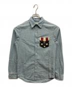 Denim & Supply Ralph Laurenデニム＆サプライ ラルフローレン）の古着「シャンブレーシャツ」｜ブルー