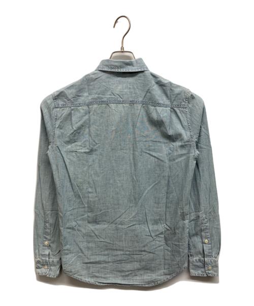 Denim & Supply Ralph Lauren（デニム＆サプライ ラルフローレン）DENIM & SUPPLY RALPH LAUREN (デニム＆サプライ ラルフローレン) シャンブレーシャツ ブルー サイズ:XSの古着・服飾アイテム