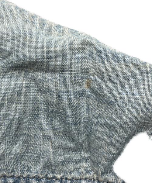 Denim & Supply Ralph Lauren（デニム＆サプライ ラルフローレン）DENIM & SUPPLY RALPH LAUREN (デニム＆サプライ ラルフローレン) シャンブレーシャツ ブルー サイズ:XSの古着・服飾アイテム