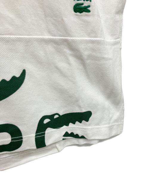 LACOSTE（ラコステ）LACOSTE (ラコステ) A.P.C. (アーペーセー) パッチワークポロシャツ ホワイト サイズ:Sの古着・服飾アイテム