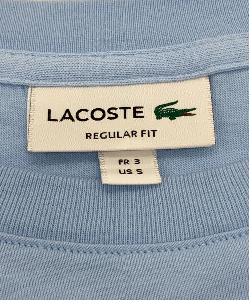 LACOSTE（ラコステ）LACOSTE (ラコステ) プリントTシャツ ブルー サイズ:Sの古着・服飾アイテム