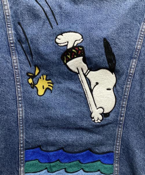LEVI'S AUTHORIZED VINTAGE（リーバイス オーソライズド ヴィンテージ）LEVI'S AUTHORIZED VINTAGE (リーバイス オーソライズド ヴィンテージ) PEANUTS (ピーナッツ) デニムトラッカージャケット インディゴ サイズ:Mの古着・服飾アイテム