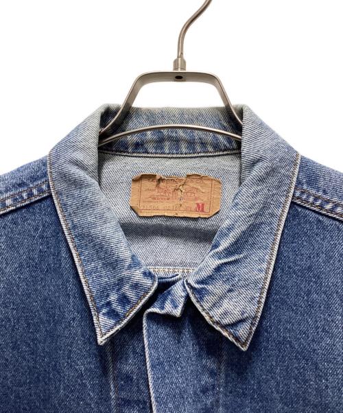 LEVI'S AUTHORIZED VINTAGE（リーバイス オーソライズド ヴィンテージ）LEVI'S AUTHORIZED VINTAGE (リーバイス オーソライズド ヴィンテージ) PEANUTS (ピーナッツ) デニムトラッカージャケット インディゴ サイズ:Mの古着・服飾アイテム