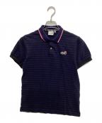 A BATHING APE×LACOSTEア ベイシング エイプ×ラコステ）の古着「コラボポロシャツ」｜ネイビー
