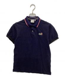 A BATHING APE×LACOSTE（アベイシングエイプ×ラコステ）の古着「コラボポロシャツ」｜ネイビー