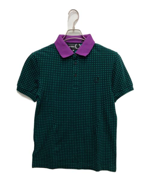 RAF SIMONS（ラフシモンズ）RAF SIMONS (ラフシモンズ) FRED PERRY (フレッドペリー) ポロシャツ グリーン サイズ:36の古着・服飾アイテム