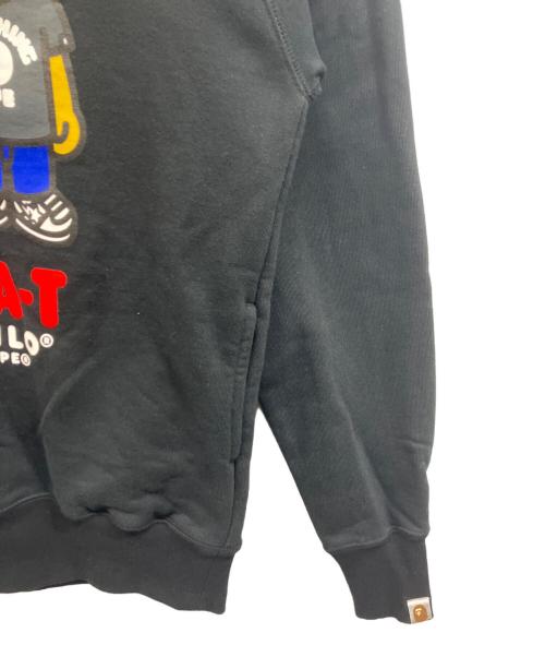A BATHING APE（ア ベイシング エイプ）A BATHING APE (ア ベイシング エイプ) PUSHA-T プルオーバーパーカー ブラック サイズ:Mの古着・服飾アイテム