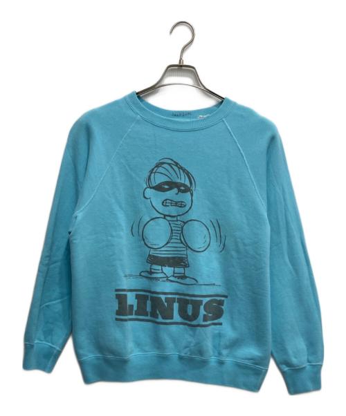 JACKSON MATISSE（ジャクソンマティス）JACKSON MATISSE (ジャクソンマティス) PEANUTS (ピーナッツ) ラグランスウェット ブルー サイズ:Sの古着・服飾アイテム