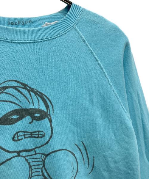 JACKSON MATISSE（ジャクソンマティス）JACKSON MATISSE (ジャクソンマティス) PEANUTS (ピーナッツ) ラグランスウェット ブルー サイズ:Sの古着・服飾アイテム