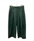 SHINYA KOZUKA×Dickiesシンヤコズカ×ディッキーズ）の古着「BAGGY WITH DICKIES　SHINYA KOZUKA（シンヤコズカ）　Dickies（ディッキーズ）　2402SK120」｜グリーン