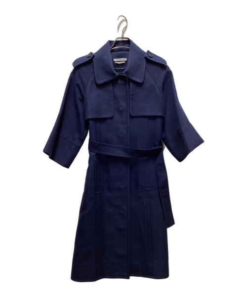 FOXEY NEWYORK（フォクシーニューヨーク）FOXEY NEWYORK (フォクシーニューヨーク) トレンチコート ネイビー サイズ:38の古着・服飾アイテム