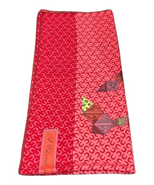 HERMES（エルメス）HERMES (エルメス) カレジェアン/A Cheval sur mon Carre/カレの馬に乗って レッド サイズ:140の古着・服飾アイテム