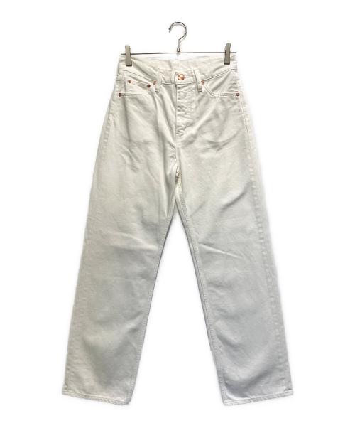 RED CARD（レッドカード）RED CARD (レッドカード) MM66 ハイライズデニムパンツ ホワイト サイズ:25の古着・服飾アイテム