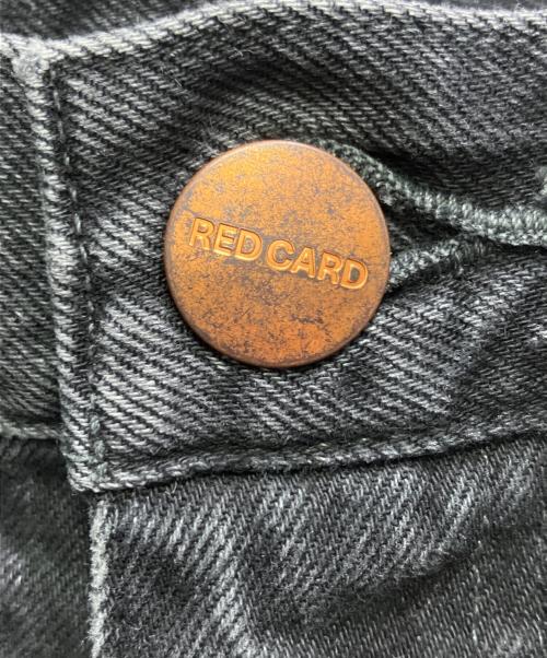RED CARD（レッドカード）RED CARD (レッドカード) MM66 ハイライズストレートデニムパンツ ブラック サイズ:25の古着・服飾アイテム