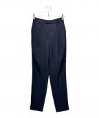 ENFOLDエンフォルド）の古着「PEツイル ゴムジョッパーズ」｜ネイビー