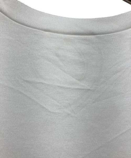 ENFOLD（エンフォルド）ENFOLD (エンフォルド) FLARE DOCKING T-SHIRT ホワイト サイズ:38の古着・服飾アイテム