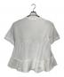ENFOLD (エンフォルド) FLARE DOCKING T-SHIRT ホワイト サイズ:38：8000円