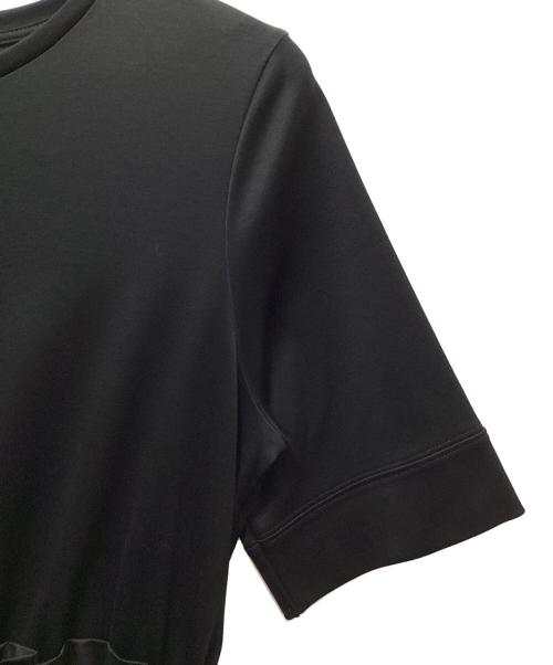 ANAYI（アナイ）ANAYI (アナイ) 綿スムースワンピース ブラック サイズ:38の古着・服飾アイテム