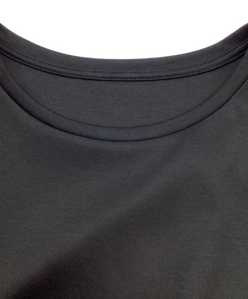 ANAYI（アナイ）ANAYI (アナイ) 綿スムースワンピース ブラック サイズ:38の古着・服飾アイテム