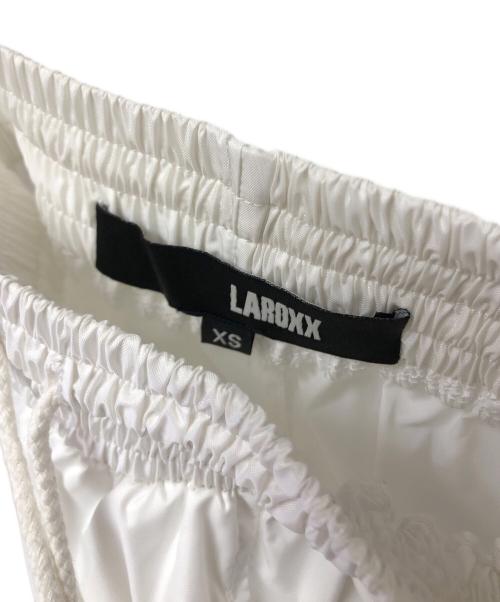 LAROXX（エルエーロックス）LAROXX (エルエーロックス) NYLON JOGGER ホワイト サイズ:xsの古着・服飾アイテム