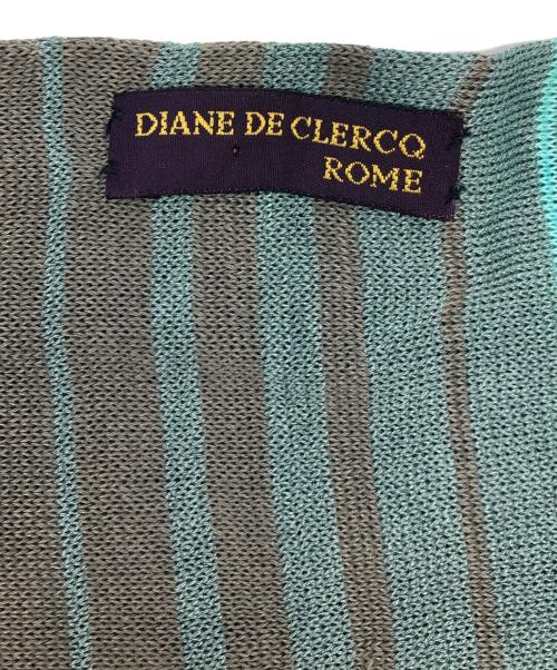 DIANE DE CLERCQ ROME（ダイアン デ クレルク ローム）DIANE DE CLERCQ ROME (ダイアン デ クレルク ローム) ニットマフラー マルチカラーの古着・服飾アイテム