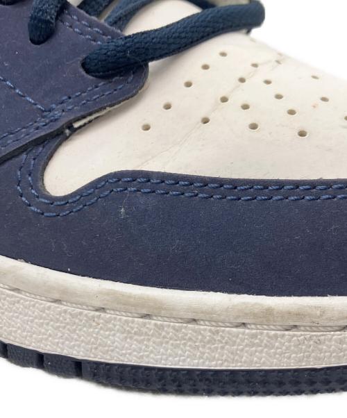 NIKE（ナイキ）NIKE (ナイキ) AIR JORDAN 1 HIGH OG GS ホワイト×ネイビー サイズ:24㎝の古着・服飾アイテム