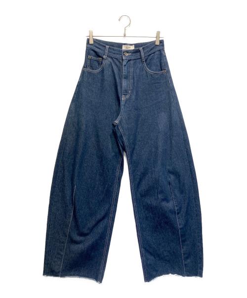 Q.anos（キュアノス）Q.anos (キュアノス) ブルージュデニム インディゴ サイズ:1の古着・服飾アイテム