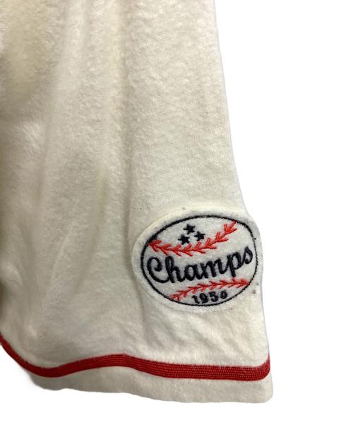 Champion（チャンピオン）Champion (チャンピオン) ベースボールシャツ アイボリー サイズ:Mの古着・服飾アイテム