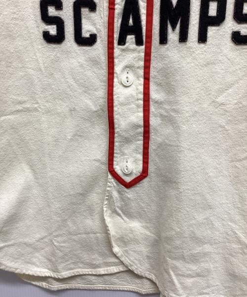 Champion（チャンピオン）Champion (チャンピオン) ベースボールシャツ アイボリー サイズ:Mの古着・服飾アイテム