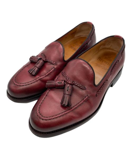 berwick（バーウィック）berwick (バーウィック) タッセルローファー レッド サイズ:5の古着・服飾アイテム