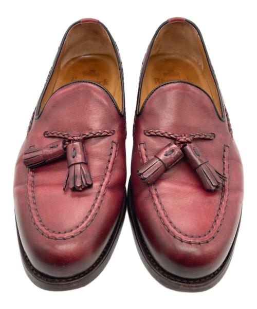 berwick（バーウィック）berwick (バーウィック) タッセルローファー レッド サイズ:5の古着・服飾アイテム