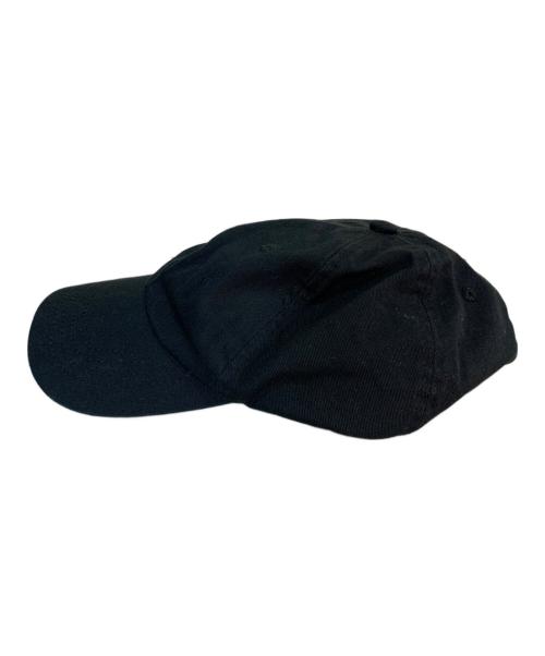 Acne studios（アクネ ストゥディオス）ACNE STUDIOS (アクネ ストゥディオス) コットンベースボールキャップ ブラックの古着・服飾アイテム