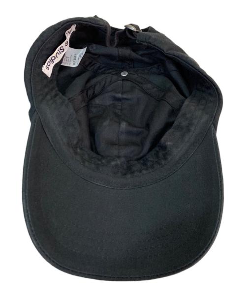 Acne studios（アクネ ストゥディオス）ACNE STUDIOS (アクネ ストゥディオス) コットンベースボールキャップ ブラックの古着・服飾アイテム