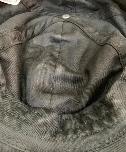 Acne studios（アクネ ストゥディオス）ACNE STUDIOS (アクネ ストゥディオス) コットンベースボールキャップ ブラックの古着・服飾アイテム